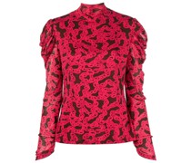 Langarmshirt mit Ketten-Print