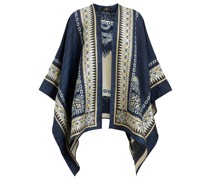 Cape mit geometrischem Print