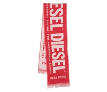 S-Bisc-New Schal mit Intarsien-Logo