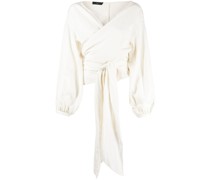 Gewickelte Peasant Bluse