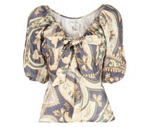 Elsa Bluse mit Puffärmeln