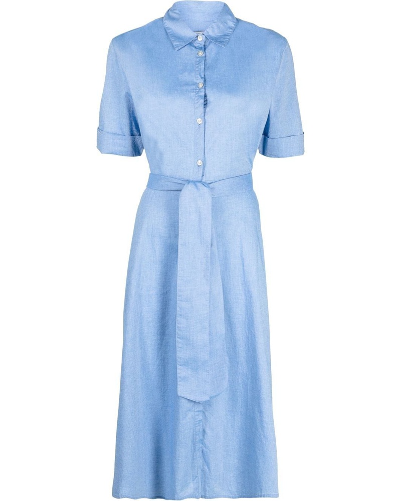 Woolrich Damen Kleid mit Bindegürtel