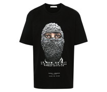 T-Shirt mit Gesicht-Print