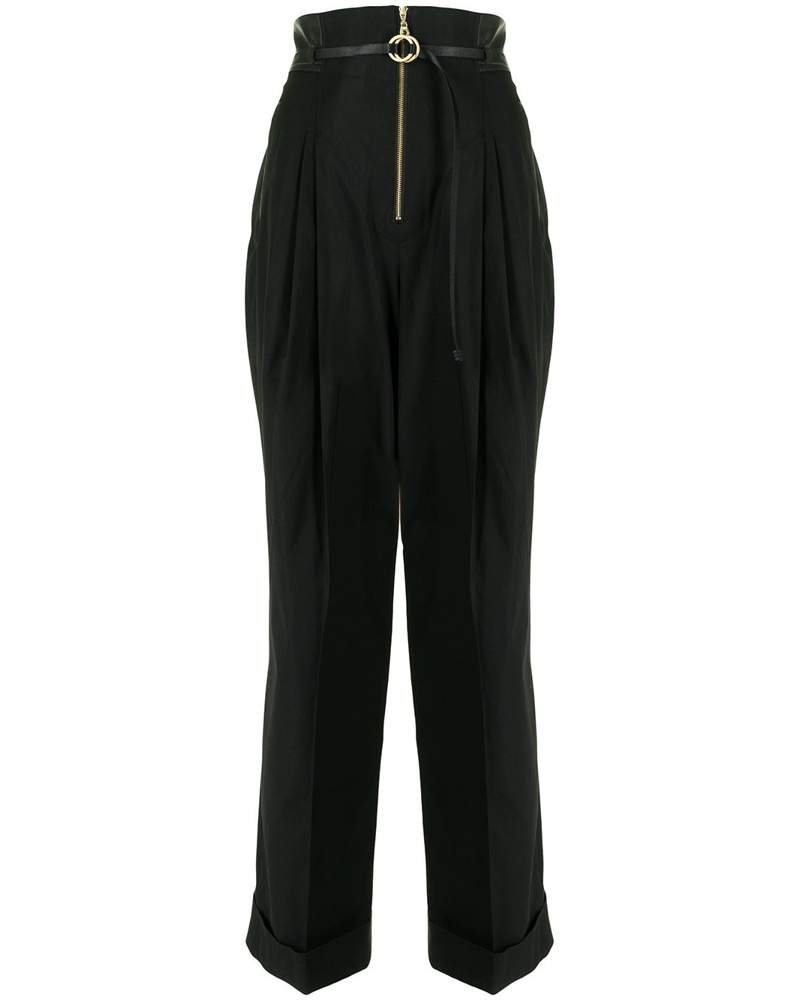 Mame Kurogouchi Damen Jacquard-Hose mit Paisleymuster