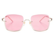 Sonnenbrille mit eckigem Gestell