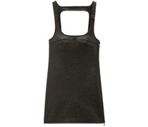 Kleid mit Logo-Stickerei
