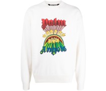 Pullover mit Regenbogen-Print