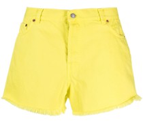 Jeans-Shorts mit ausgefransten Kanten