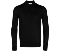 Fein gestricktes Poloshirt