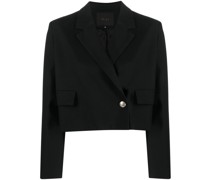 Einreihiger Cropped-Blazer