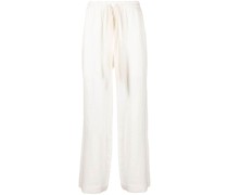 Halbhohe Wide-Leg-Hose