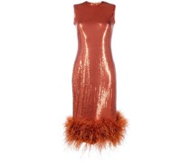 Kleid mit Federn