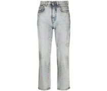 Klassische Cropped-Jeans