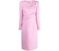 Drapiertes Midikleid