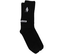 Intarsien-Socken mit Logo