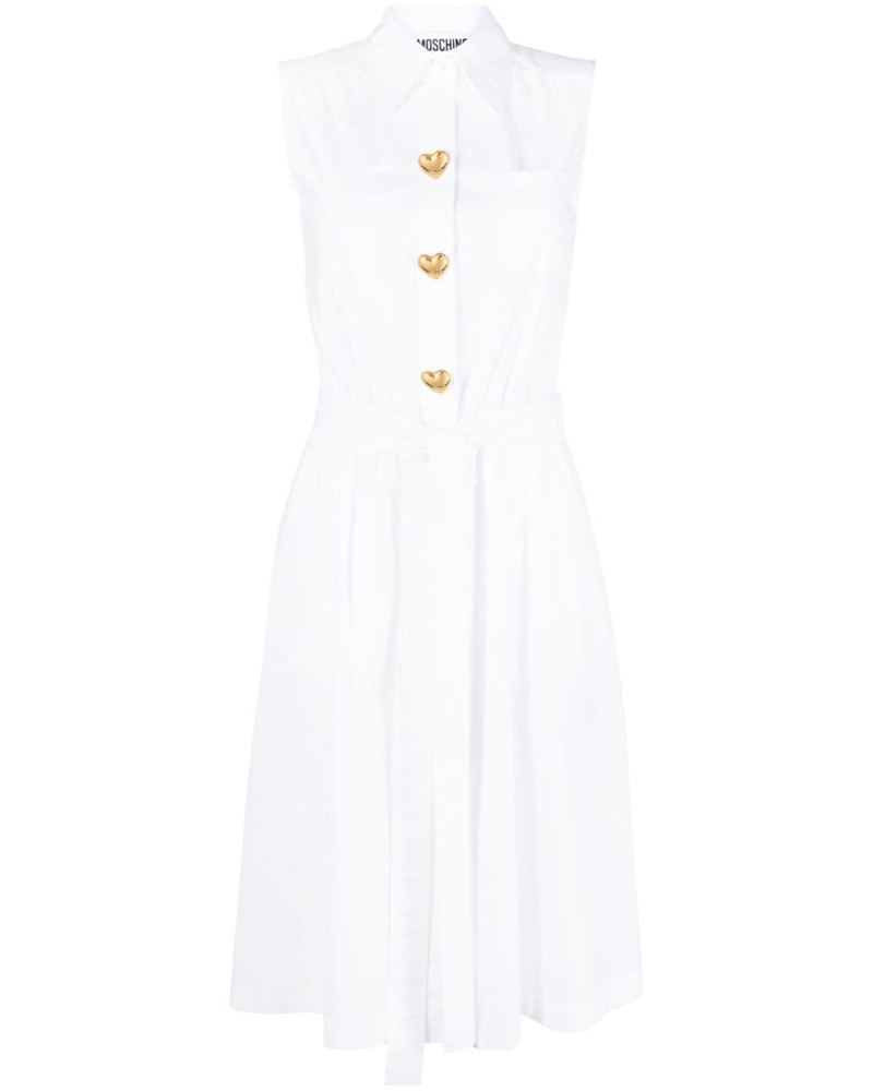 Moschino Damen Ärmelloses Hemdkleid EV7161 Moschino Damen Ärmelloses Hemdkleid EV7161