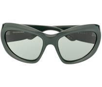 Cat-Eye-Sonnenbrille im Oversized-Look
