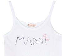 embroidered-logo cotton top
