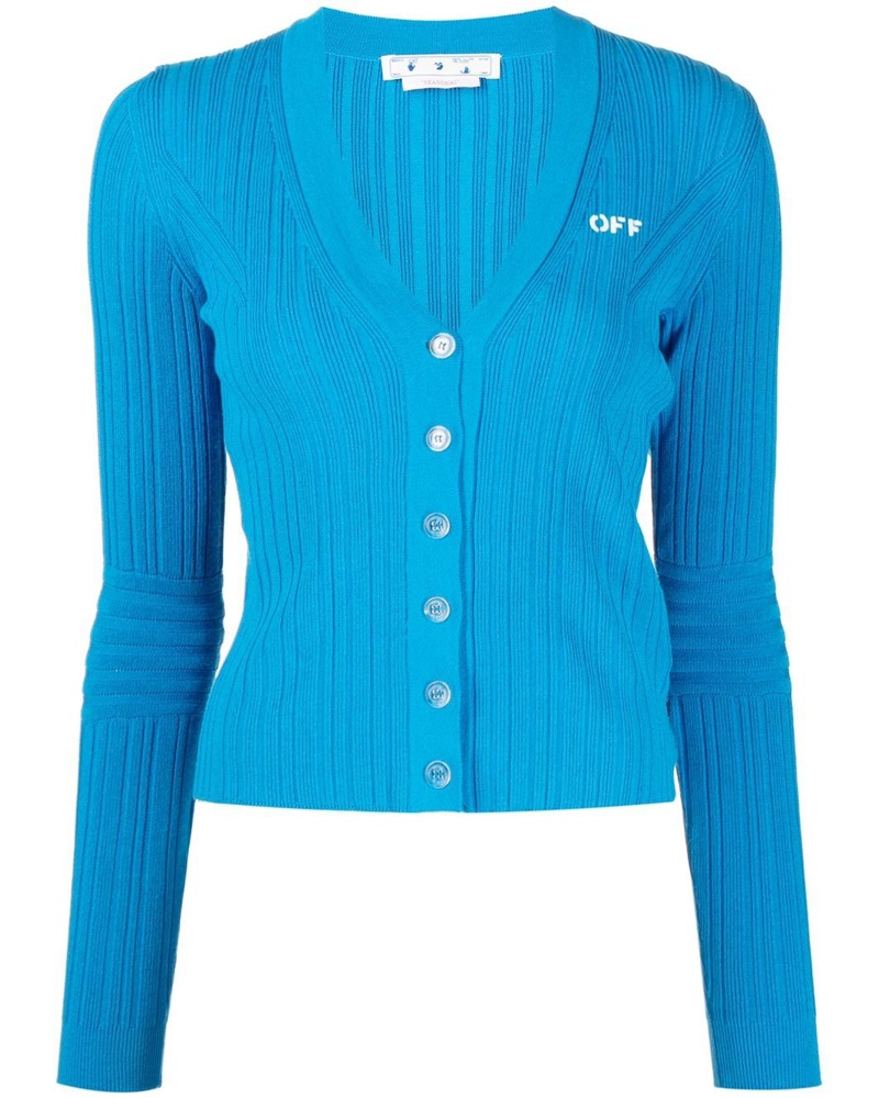OFF-WHITE Damen Cardigan mit Logo-Print