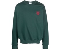 Sweatshirt mit Logo-Stickerei