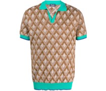 Poloshirt mit geometrischem Muster