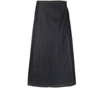 Gewickelter Jeansrock