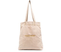Shopper mit Logo-Stickerei
