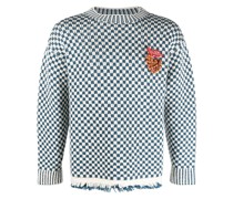 Talsi Pullover mit Schachbrettmuster