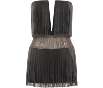 Minikleid mit Perlen