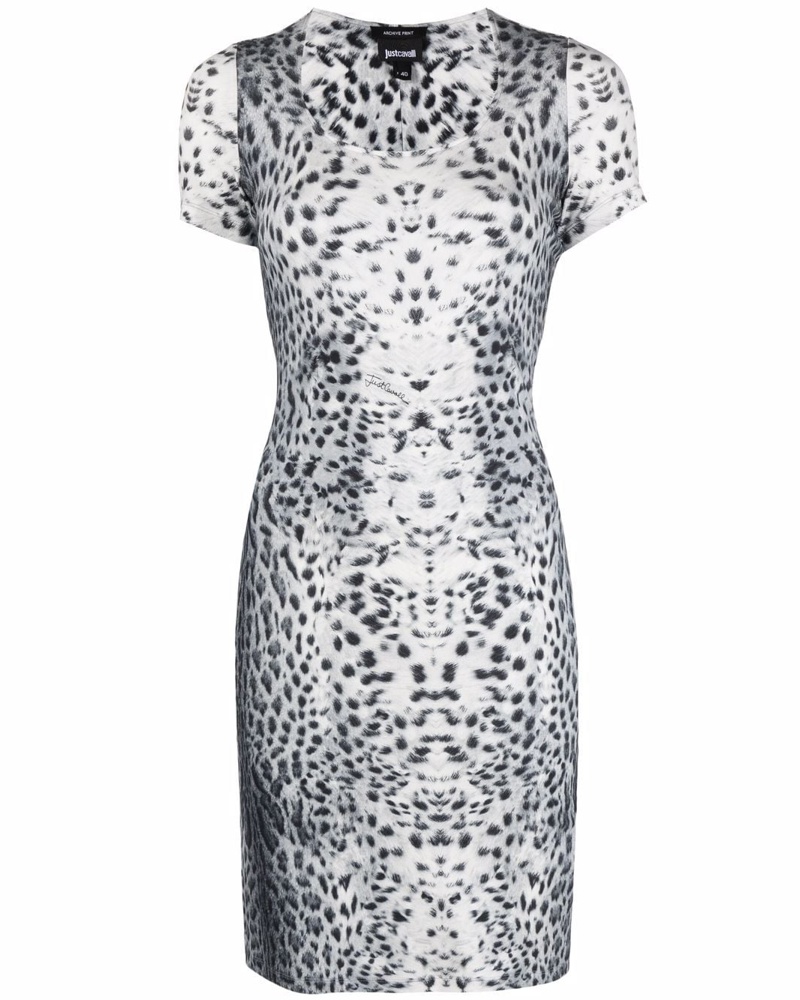 Just Cavalli Damen Kleid mit Print