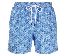 Badeshorts mit Paisleymuster