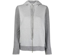 Hoodie mit Einsatz