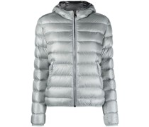 Gesteppte Jacke mit Logo-Patch