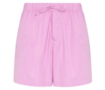 High-Waist-Shorts mit Kordelzug