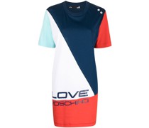 T-Shirtkleid in Colour-Block-Optik