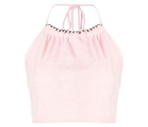Gerafftes Top mit Neckholder