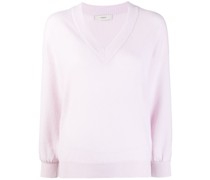 Kaschmirpullover mit V-Ausschnitt