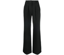 pleated wide-leg trousers