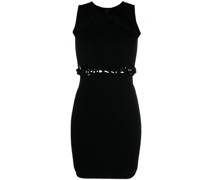 Plissiertes Kleid mit Cut-Outs