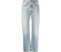 Jeans mit ausgeblichenem Effekt