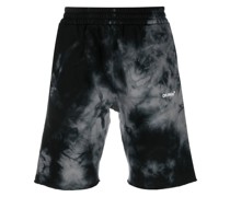 Joggingshorts mit Marmor-Print