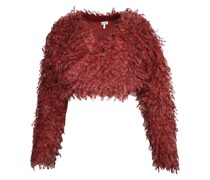 Cropped-Cardigan aus Mohair