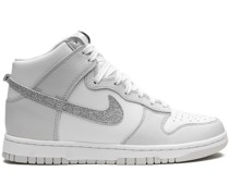 Dunk High Silver Swoosh Sneakers