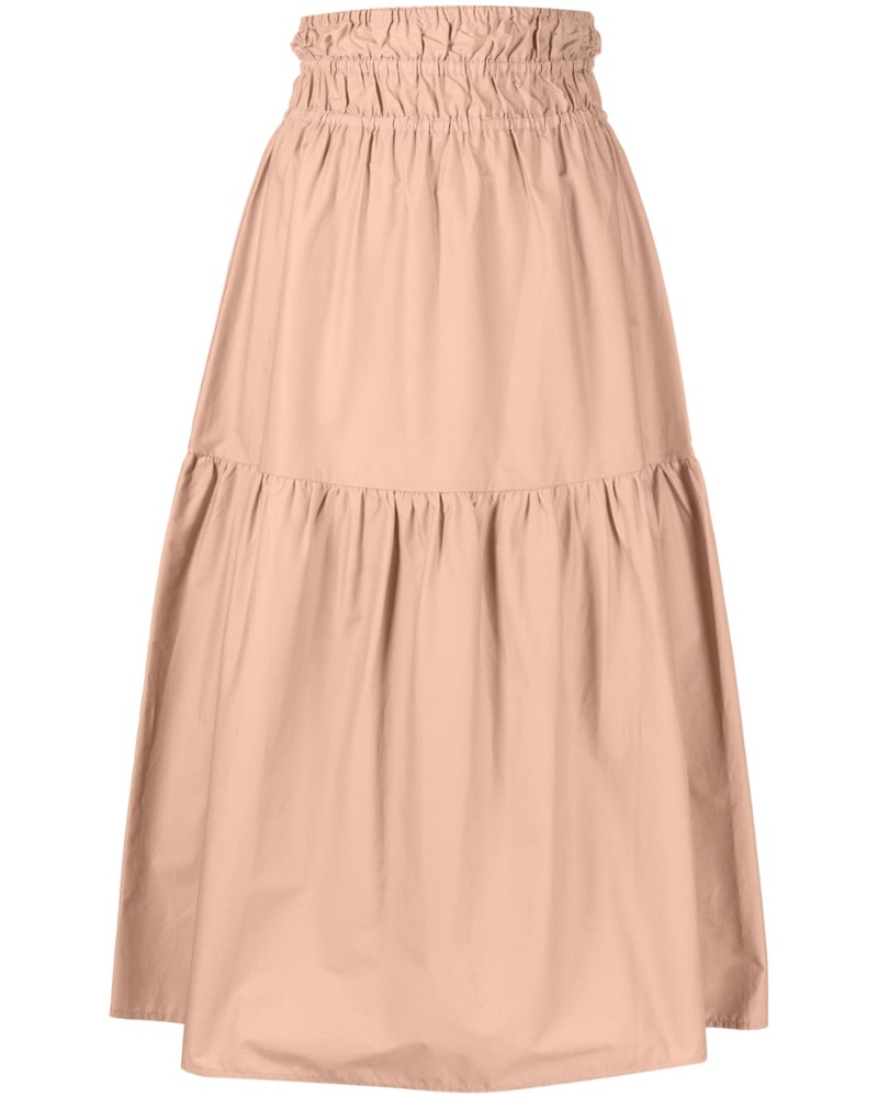 Liu Jo Damen Rock mit geraffter Taille