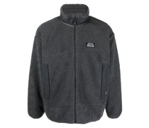 Fleecejacke mit Logo-Patch
