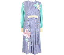 Midikleid mit Streifen