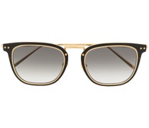 Sonnenbrille mit eckigem Gestell