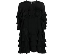 Shiftkleid mit Rüschen
