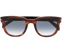 Eckige Sonnenbrille in Schildpattoptik