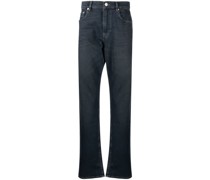 Halbhohe Straight-Leg-Jeans